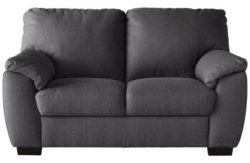 Collection Milano Regular Fabric Sofa - Charcoal